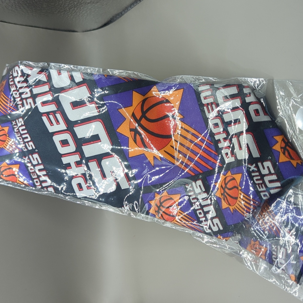 PHOENIX SUNS NBA Neck Tie RM STYLE Basketball Team Logo 100% Silk
